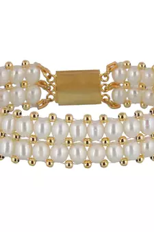 Real Natural Hyderabadi pearls Bracelet