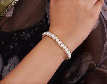 Real Natural Hyderabadi pearls Bracelet 1