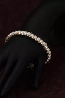 Real Natural Hyderabadi pearls Bracelet
