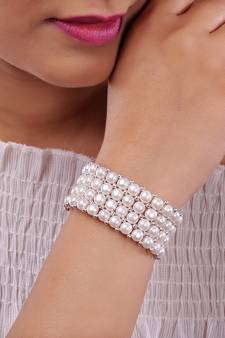 Real Natural Hyderabadi pearls Bracelet