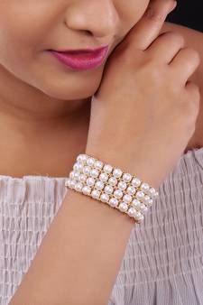 Real Natural Hyderabadi pearls Bracelet