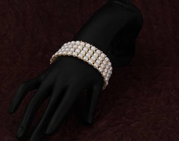 Real Natural Hyderabadi pearls Bracelet 2