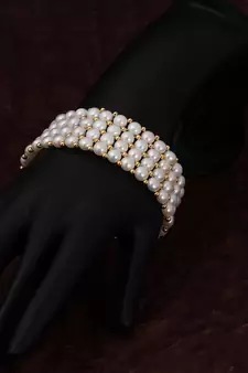 Real Natural Hyderabadi pearls Bracelet