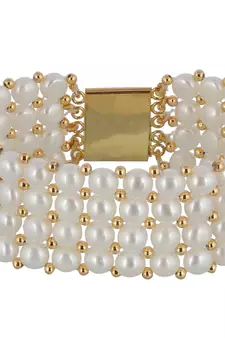 Real Natural Hyderabadi pearls Bracelet