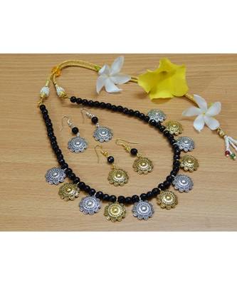 Black agate necklace-sets 1