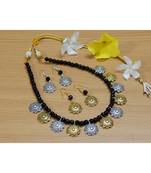 Black agate necklace-sets