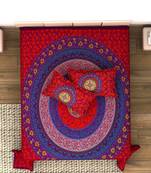Jaipuri Print Cotton Mandala Double Badsheet  240 TC With 2 Pillow Cover