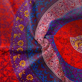 Jaipuri Print Cotton Mandala Double Badsheet  240 TC With 2 Pillow Cover 4