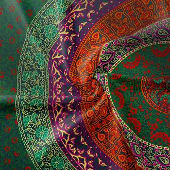 Jaipuri Print Cotton Mandala Double Badsheet  240 TC With 2 Pillow Cover 4