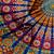 Jaipuri Print Cotton Mandala Double Badsheet Mirchi 240 TC With 2 Pillow Cover Size/ 90 X 108 Inch, Color - Blue
