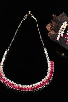 Pink necklace-sets