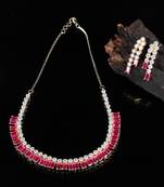 Pink necklace-sets