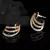 Gold earrings