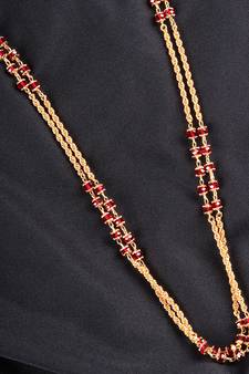 Red necklaces