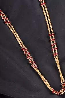 Red necklaces