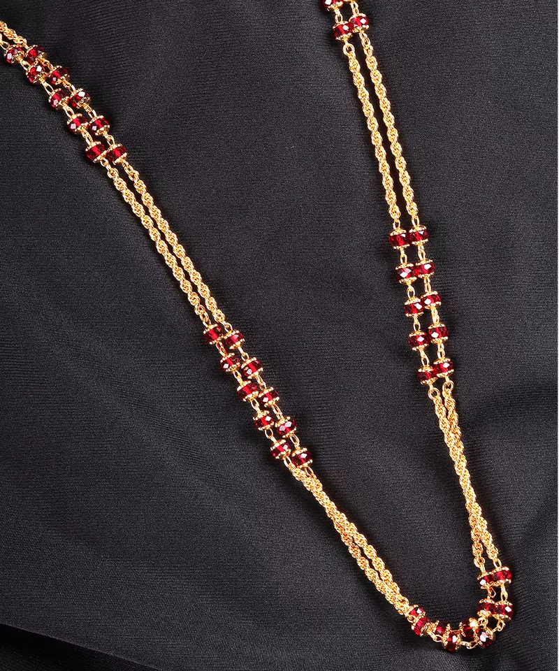 Red necklaces