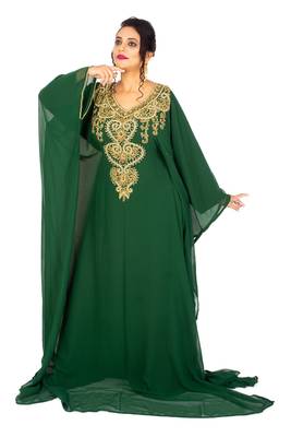 Bottle Green Wedding Farasha  2