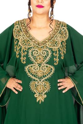 Bottle Green Wedding Farasha  3