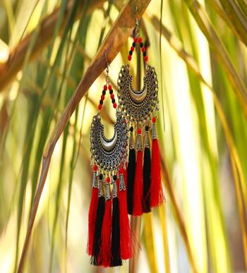 Silver earrings 1