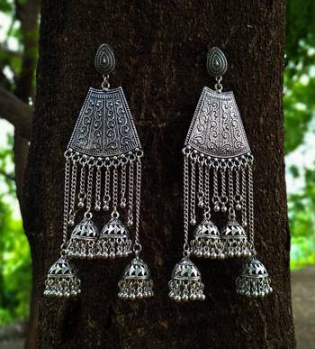 Silver earrings 1