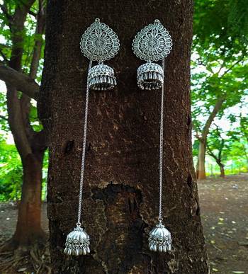 Silver earrings 1