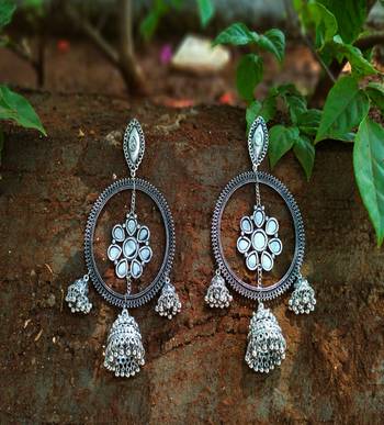 Silver earrings 1