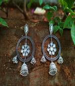 Silver earrings