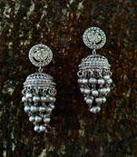Silver earrings
