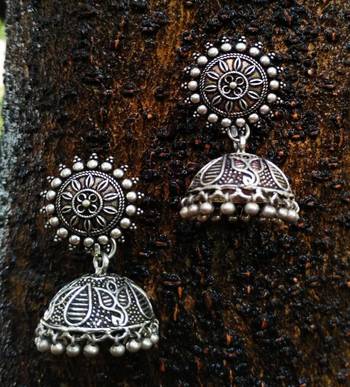 Silver earrings 1