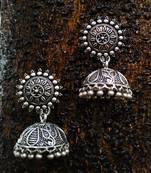 Silver earrings