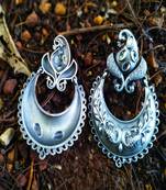 Silver earrings