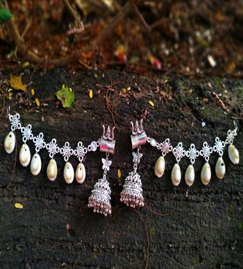 Silver earrings 1