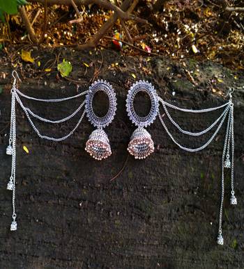 Silver earrings 1