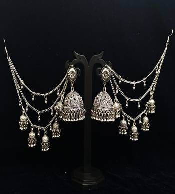 Silver earrings 1