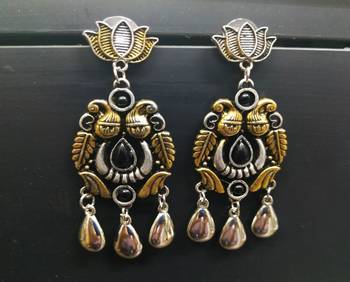 Silver earrings 1