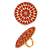 Round Gold Tone Adjustable Traditional Finger Ring For Women And Girl