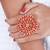 Round Gold Tone Adjustable Traditional Finger Ring For Women And Girl