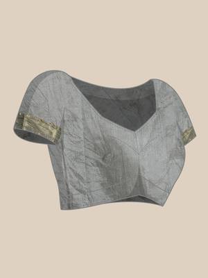   Black Hand Crafted tie & dye/Bandhani art silk saree 5