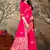 Women's Pink Banarasi Silk Jacquard Saree