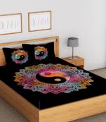 Tie And Dye Doordarshan Print Black &amp