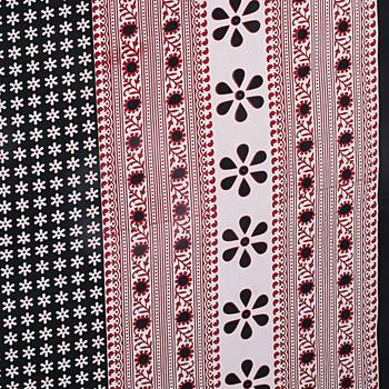 Double Bedsheet Black Color Rangoli Print 3