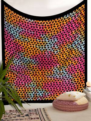 Tie And Dye Cow Print Black &amp white bedsheet 2