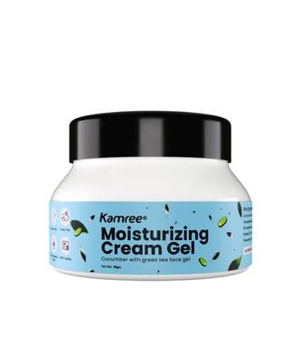 Kamree Moisturizing Cream Gel | Cucumber | Green Tea Extract | Oily Skin | Oil Free | Radiant Glow | 50 GM 1