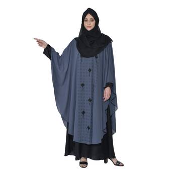 Khadija Fashion,Womens And Girls Designer Abaya,Farasha,Burqa Soft Nida Fabric,Chest-44,50 Inch,Length-56,58 Inch. 1