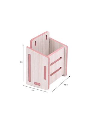  Wooden Adjustable Mobile Cell Phone Stand Holder for Table Desk with Big Back Support 5