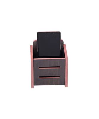  Wooden Adjustable Mobile Cell Phone Stand Holder for Table Desk with Big Back Support 2