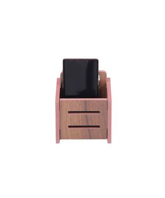  Wooden Adjustable Mobile Cell Phone Stand Holder for Table Desk with Big Back Support 2