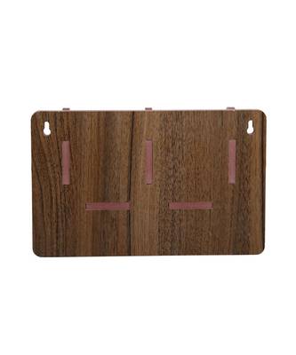 Unique Key Holder With Mobile Charging Watch Wallet Showpiece Storage Self Wooden Handcrafted Home & Office Decoration 6