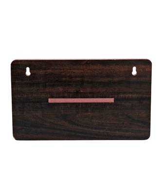 Unique Key Holder with Mobile Charging Watch Wallet Showpiece Storage Self Wooden Handcrafted Home & Office Decoration 6