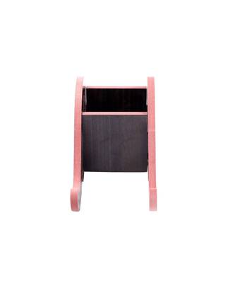 Wooden Wall Mounted/Table Top Multiple Use Key Rack,Mobile Holder - Decor Shelf Curve Wedge Hathi Stand 1